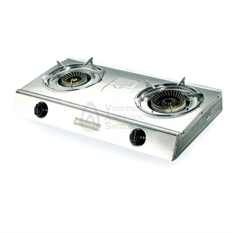 FOGAREIRO INOX SMARTTHING 2 QUEIMADORES (70 cm.) - 29500611 FOGAREIRO INOX SMARTTHING 2 QUEIMADORES (70 cm.) - 29500611